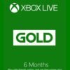 6 MONTH XBOX LIVE GOLD MEMBERSHIP CARD – KEY (GLOBAL)