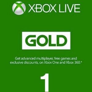 1 MONTH XBOX LIVE GOLD MEMBERSHIP - KEY (GLOBAL)