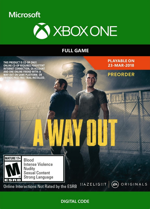 A WAY OUT - KEY XBOX