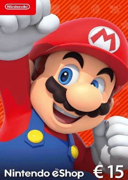 NINTENDO €15 ESHOP CARD EUR - NINTENDO SWITCH/3DS/WIIU - KEY (EUROPE)