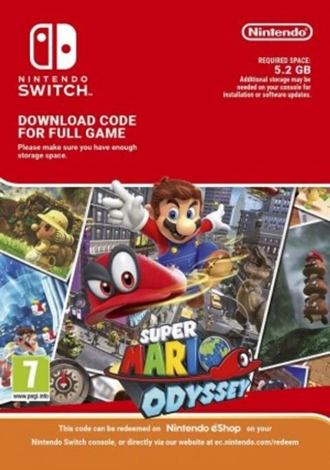 SUPER MARIO ODYSSEY - KEY NINTENDO SWITCH (NS) (US)