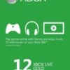 12 MONTH XBOX LIVE GOLD MEMBERSHIP CARD - KEY (GLOBAL)